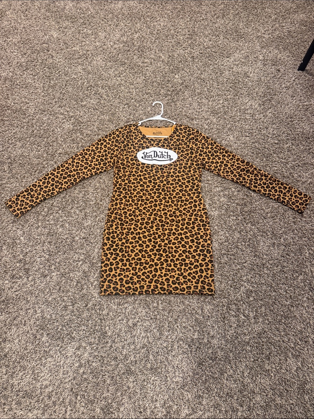 Cheetah print Von Dutch dress